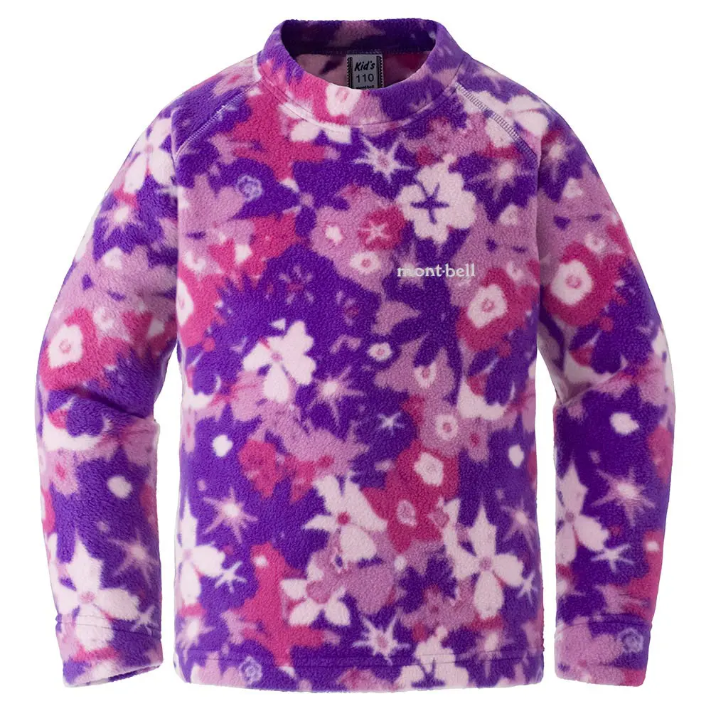 CLIMAPLUS100 Print Lite Sweatshirt Kid's 90 - 120 | Montbell CLIMAPLUS100 Print Lite Sweatshirt Kid's 90 - 120 | Montbell