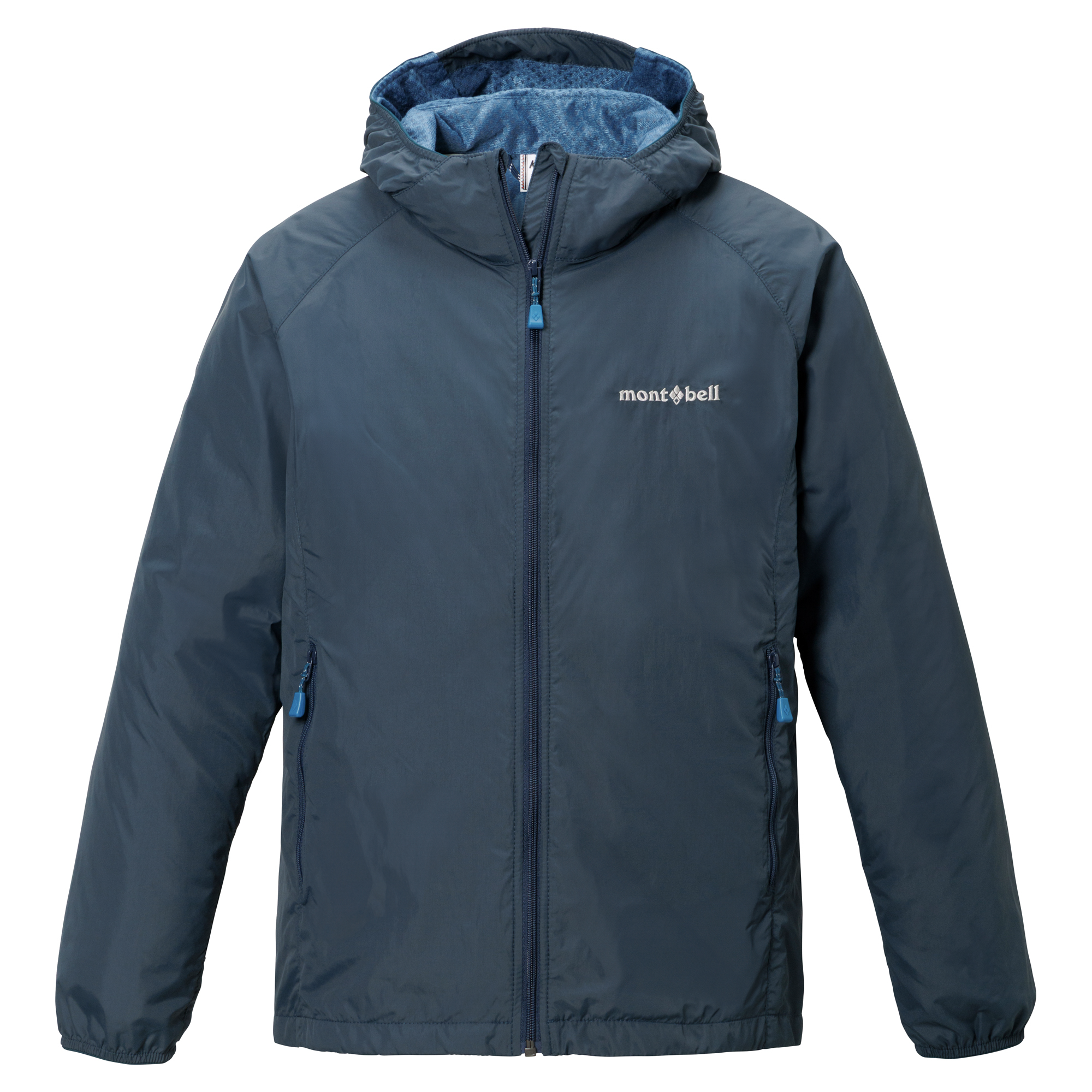 mont-bell ライトシェルパーカ Kid's 140 青 ライトシェルパーカ Kid's 140-160 | Montbell Japan
