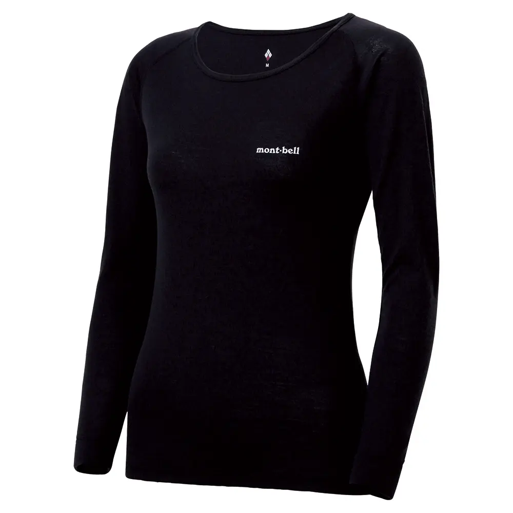 SUPER MERINO WOOL Middle Weight Round Neck Shirt Women's