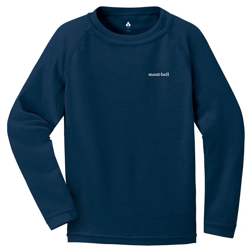 ジオライン L.W.ラウンドネックシャツ Kid's 135-150 | Montbell