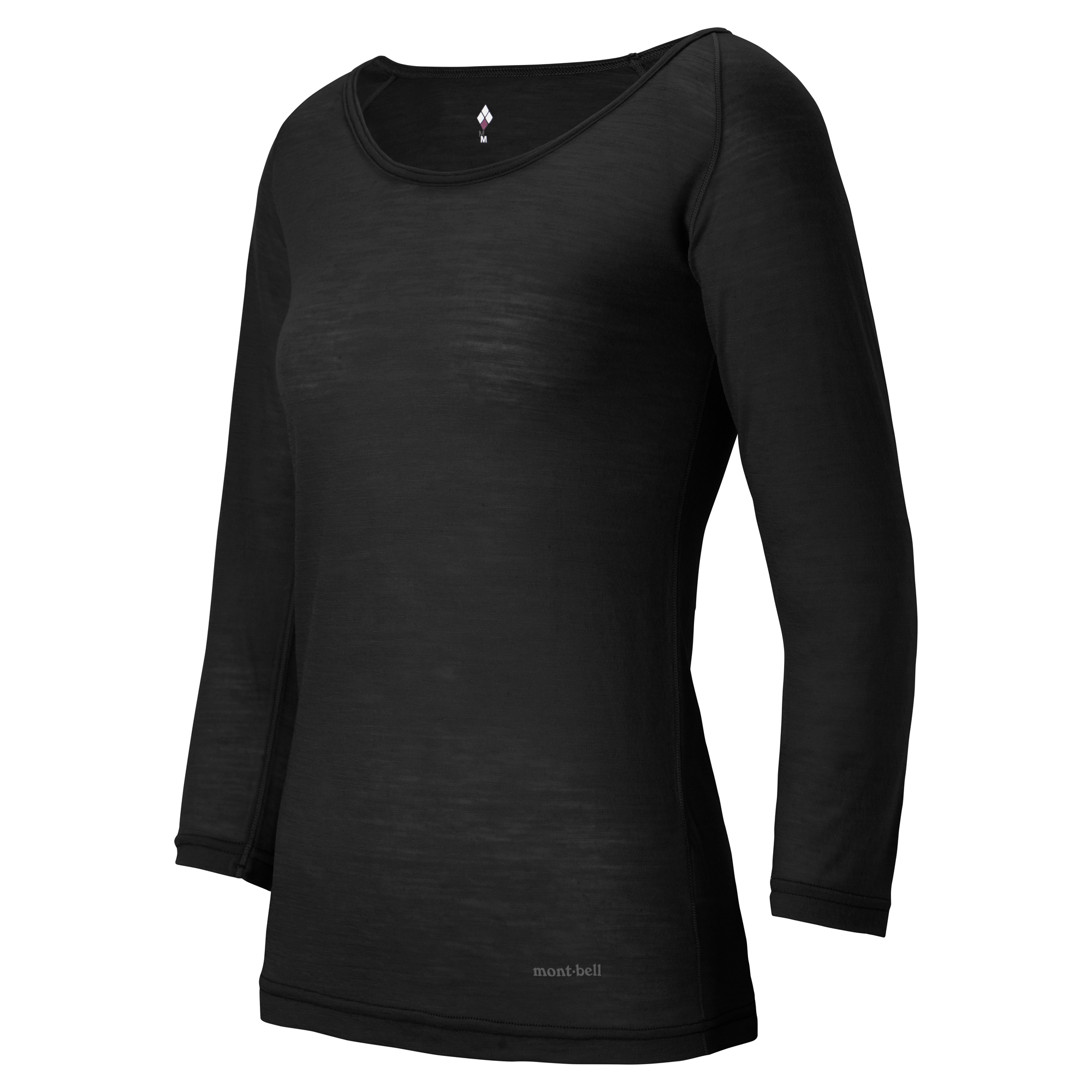 mont-bell SUPER MERINO WOOL 中厚手 Mサイズ 黒 1107664_bk.webp