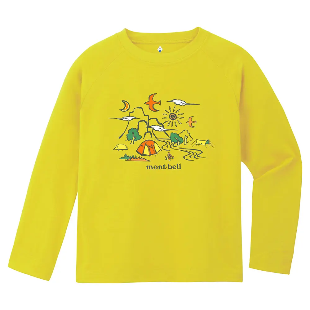 モンベル　150 半袖　ロンT セット売り　150 140 UVカット s_1114903_bk.jpg