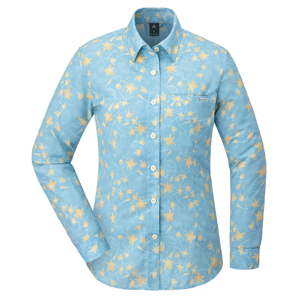 Wickron Light Print Long Sleeve Shirt Women's | Montbell America