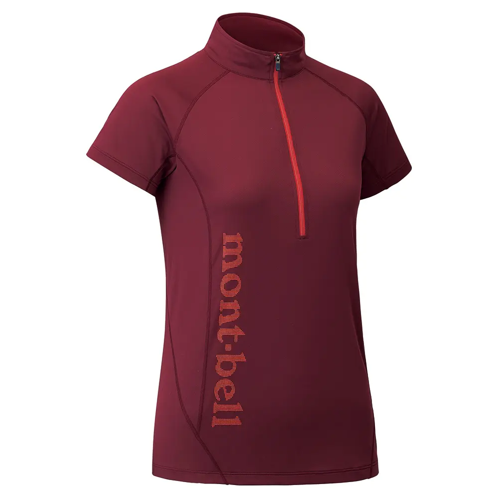 Cool Light Short Sleeve Zip Shirt Women's | Montbell Japan