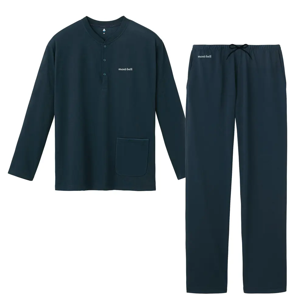 Wickron Travel Knit Pajamas Long Sleeve | Montbell America Wickron Travel Knit Pajamas Long Sleeve | Montbell America