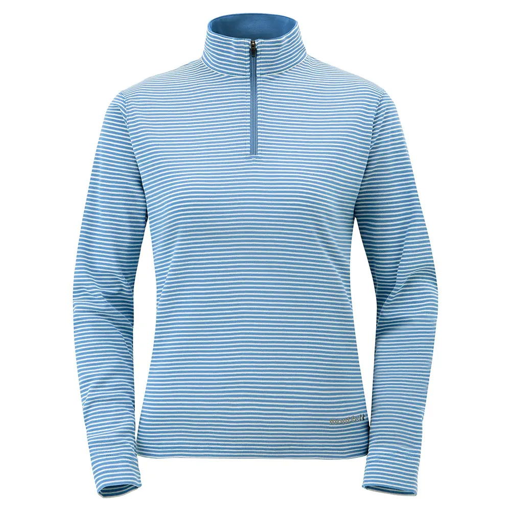 Wickron Striped Long Sleeve Zip Shirt Women's | Montbell America