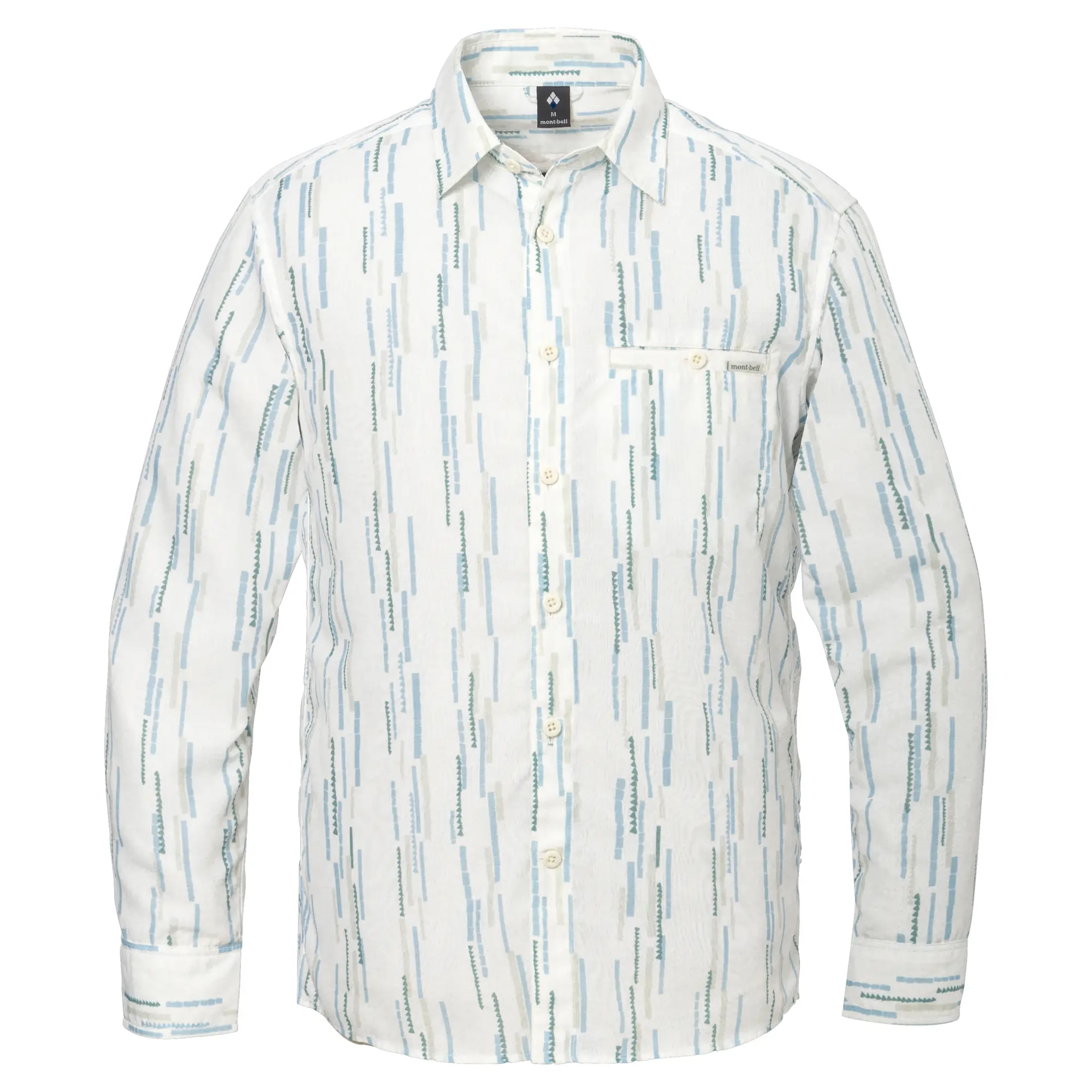 WIC.ライト プリント ロングスリーブシャツ Men's | Montbell Japan