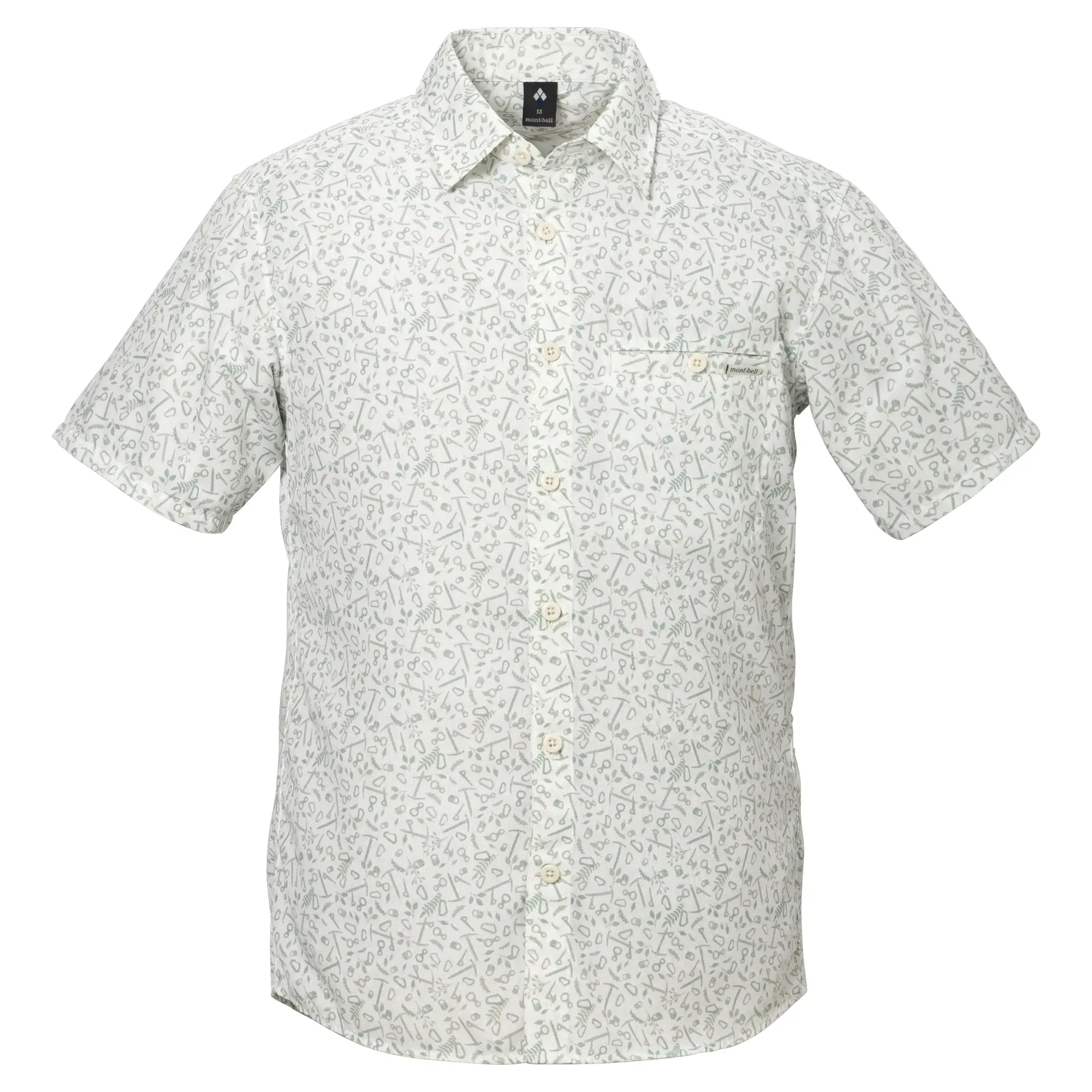 WIC.ライト プリント ショートスリーブシャツ Men's | Montbell Japan