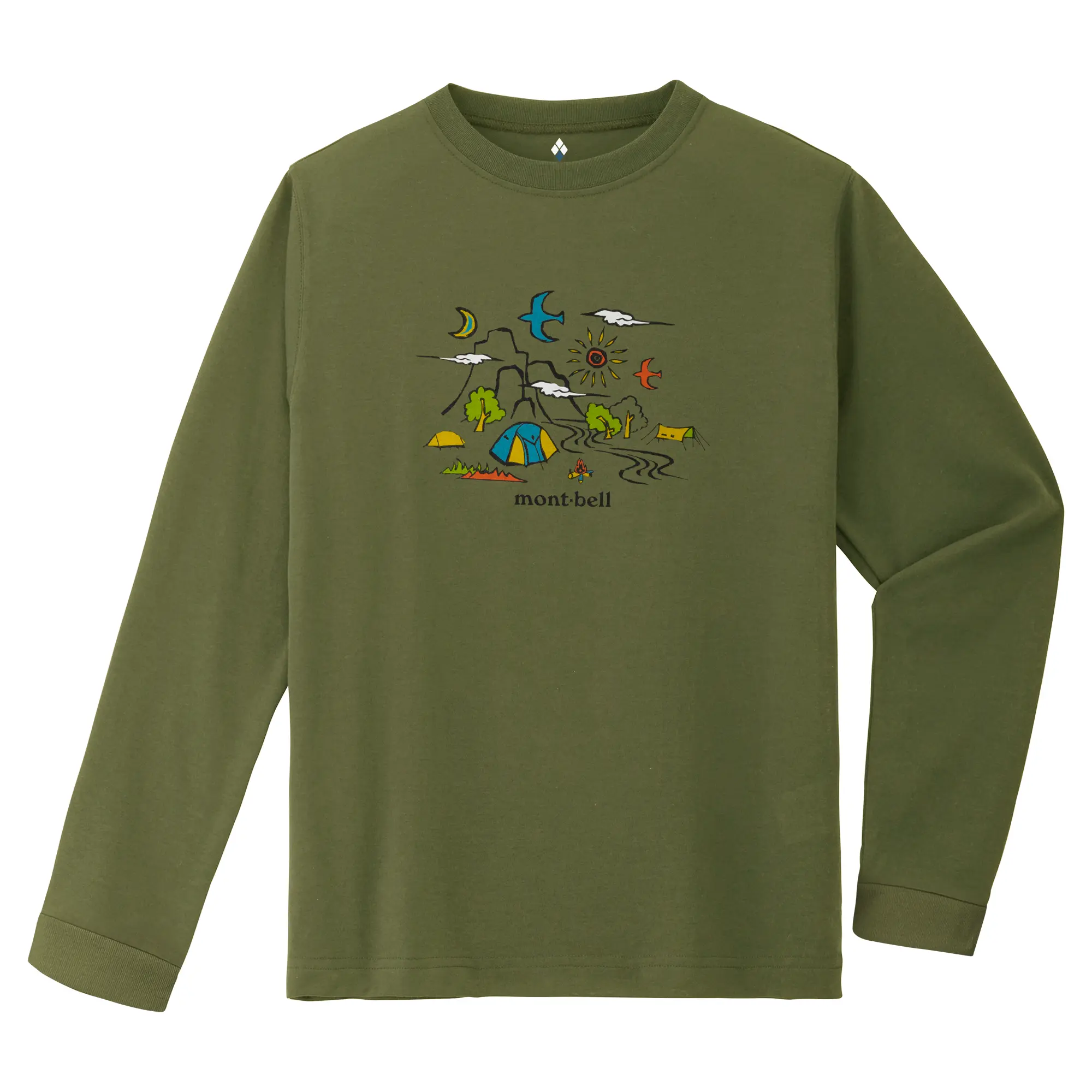 Wickron Long Sleeve T Kid's Camping 140-160 | Montbell Japan