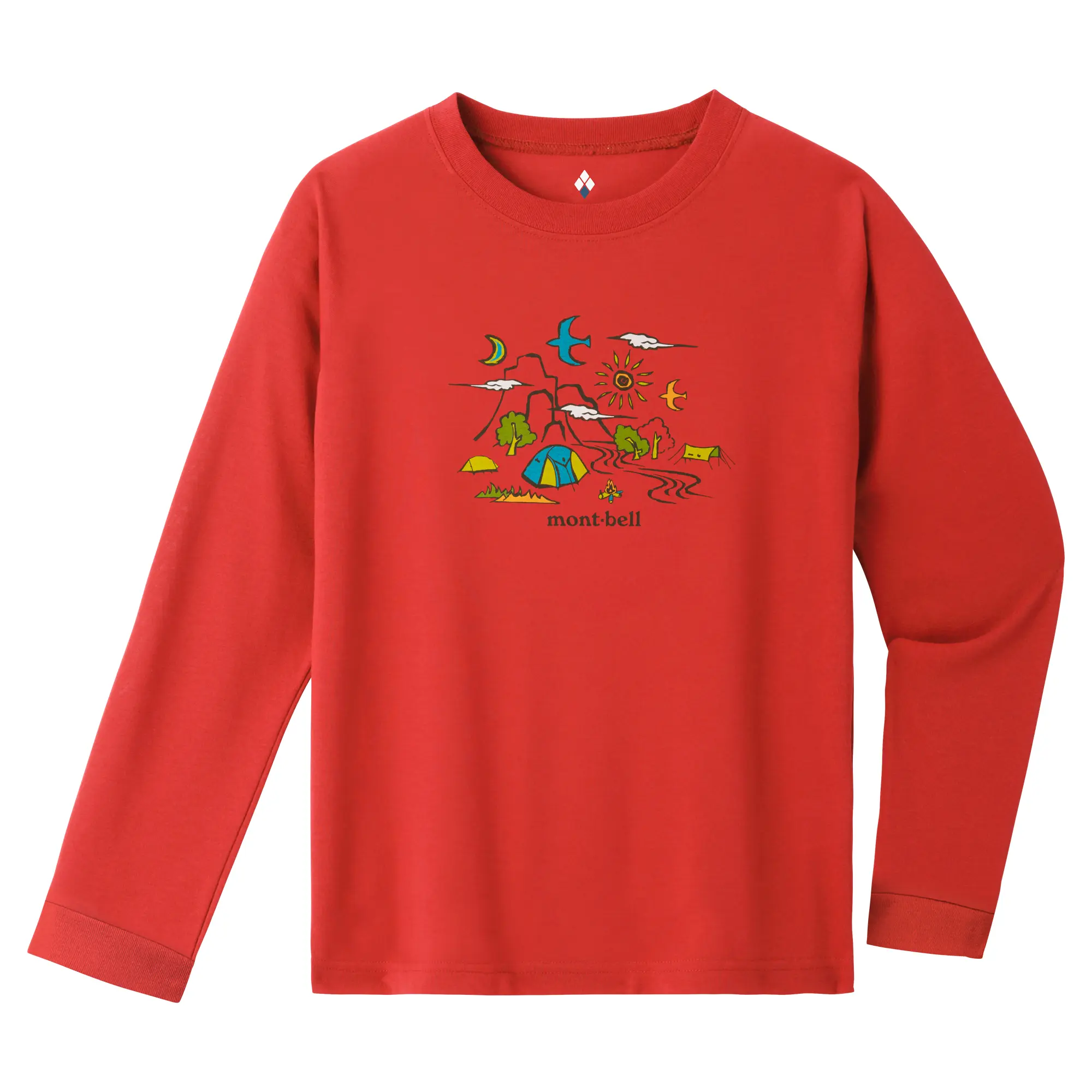 Wickron Long Sleeve T Kid's Camping 140-160 | Montbell Japan