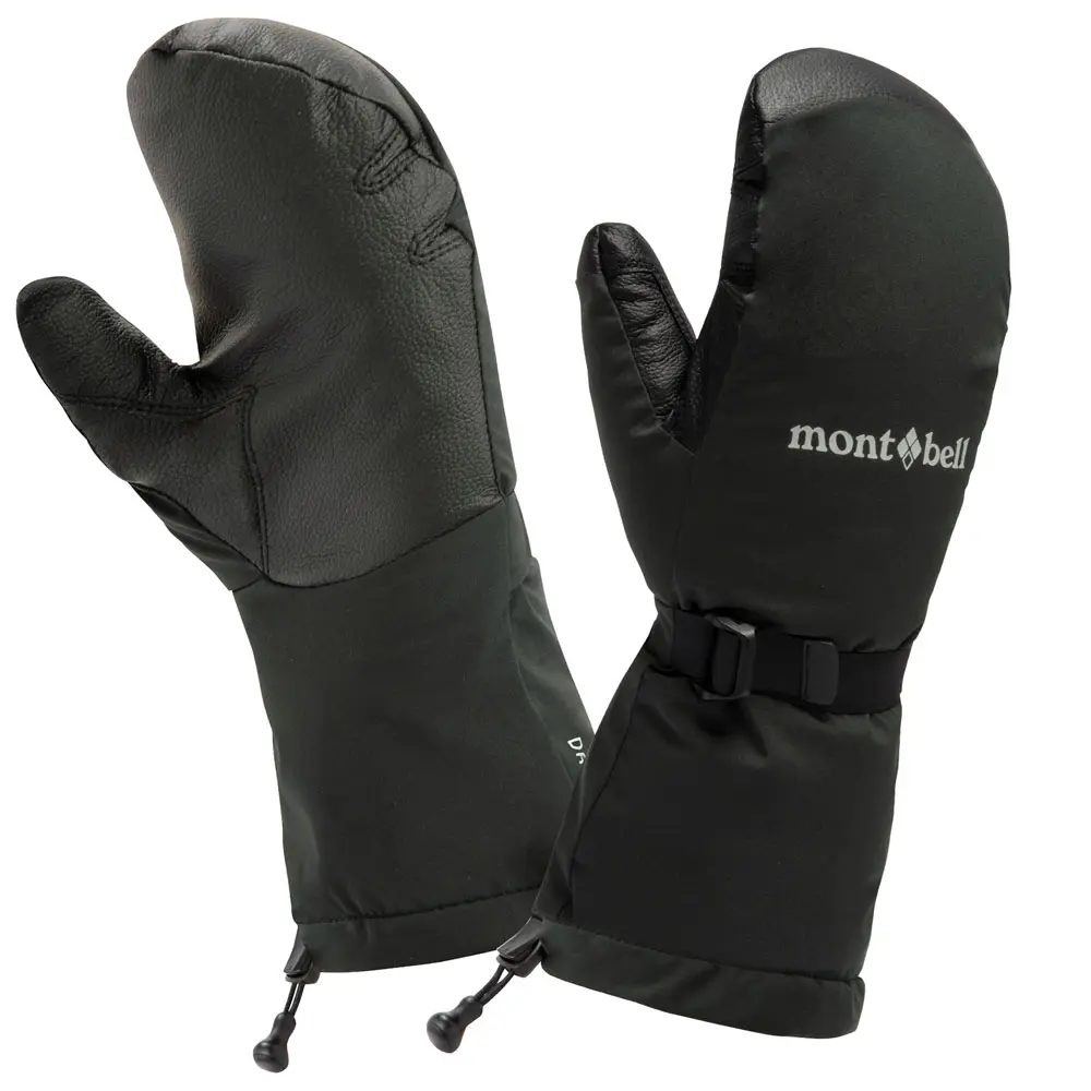 【送料無料】mont-bell 防水ミトン ブラック パウダーミトン Men's | Montbell America