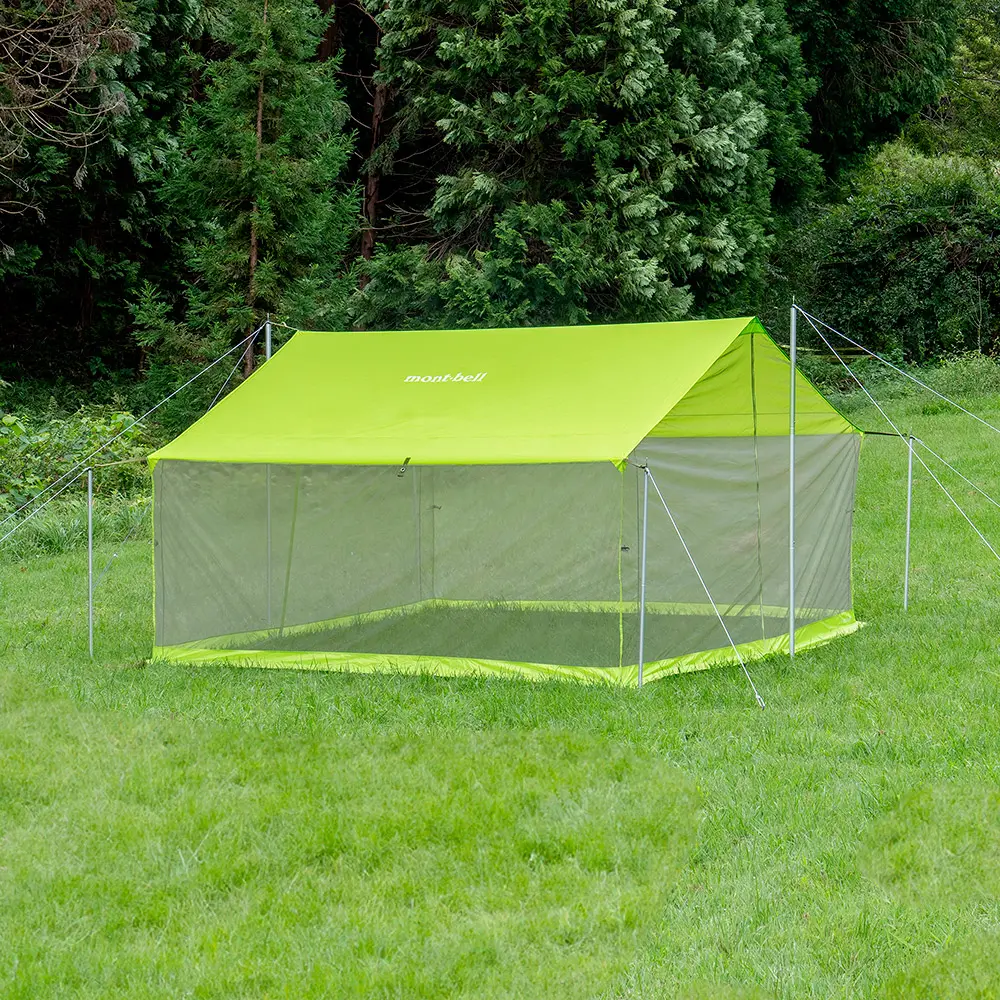 Rectangle Tarp w/ Mesh Screen | Montbell Japan