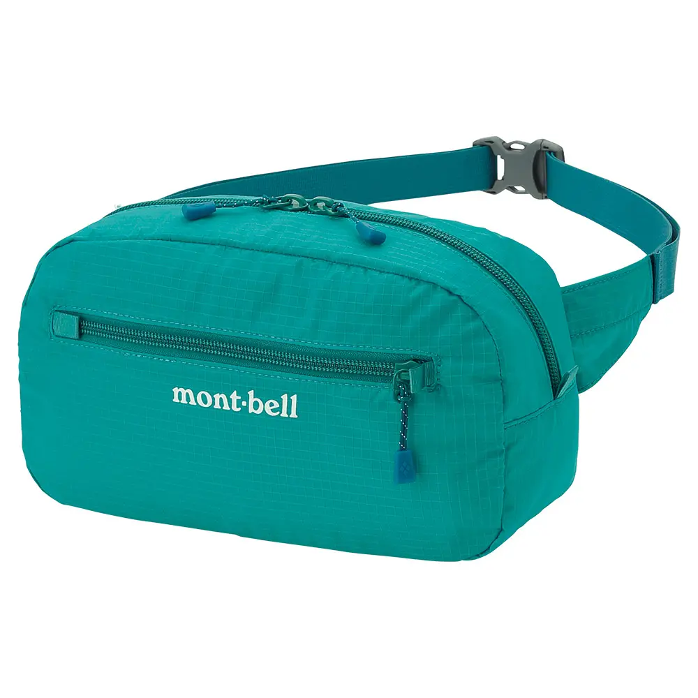 バッグ mont-bell waist bag archive blue color Mont-Bell Montbell Trail Lumbar Bag Waist Pack Zipper Climbing