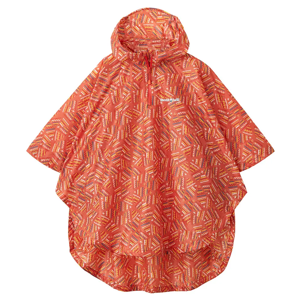 Print Trekking Rain Poncho Kid's 110 - 140 | Montbell America