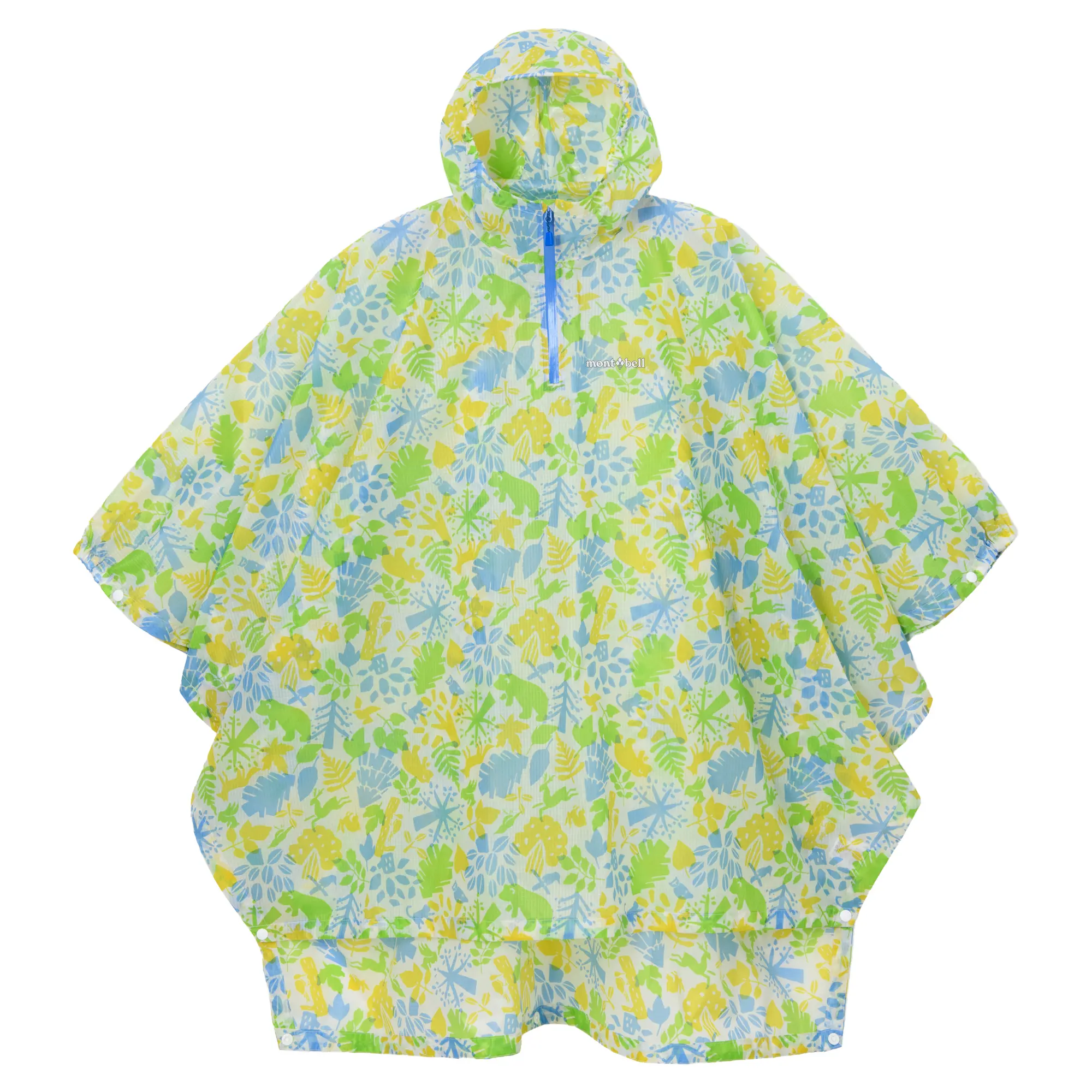 Print Trekking Rain Poncho Kid's | Montbell America
