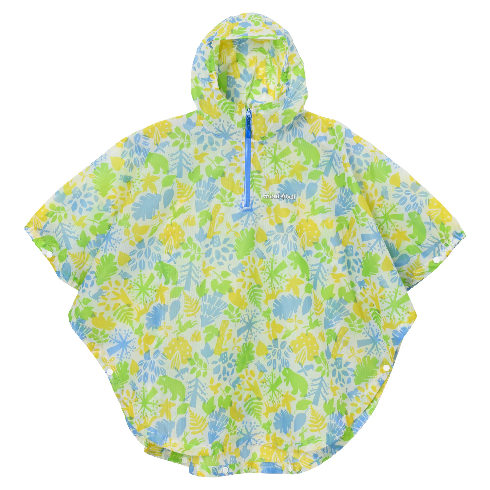 プリント トレッキング レインポンチョ Kid's 95-125 | Montbell Europe