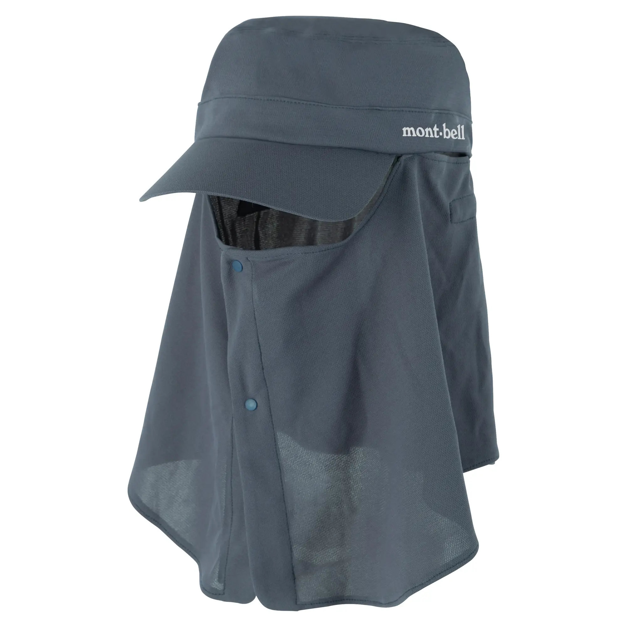 Wickron Cool Field Detachable Face Shade Work Cap | Montbell Japan