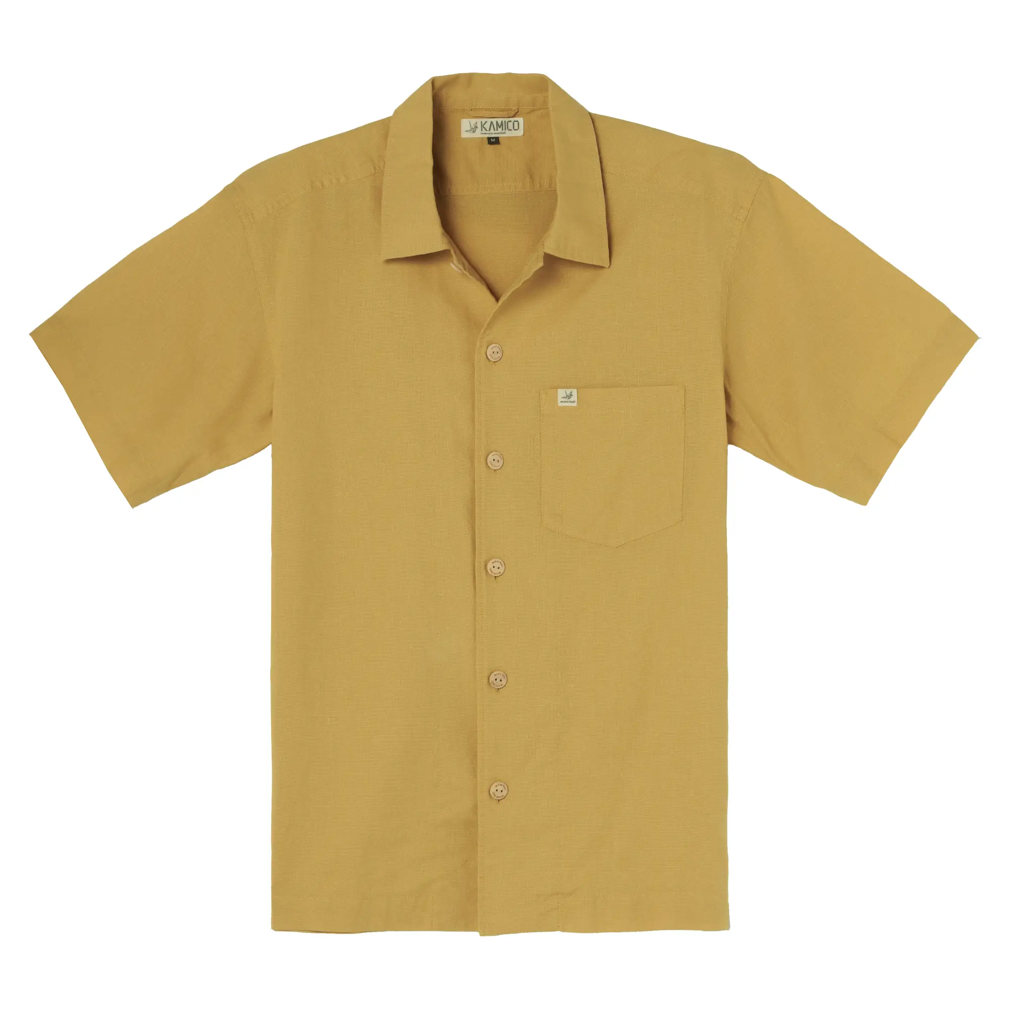 【mnem】Xianghi Button Tee KAMICO Short Sleeve Shirt Men's | Montbell America