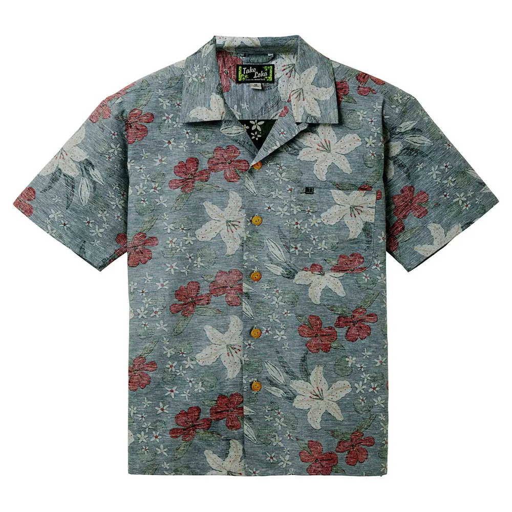 モンベル TAKE タケロハ Men's アクティビティ シャツ Mサイズ TAKEロハ Men's 山道具 | Montbell America