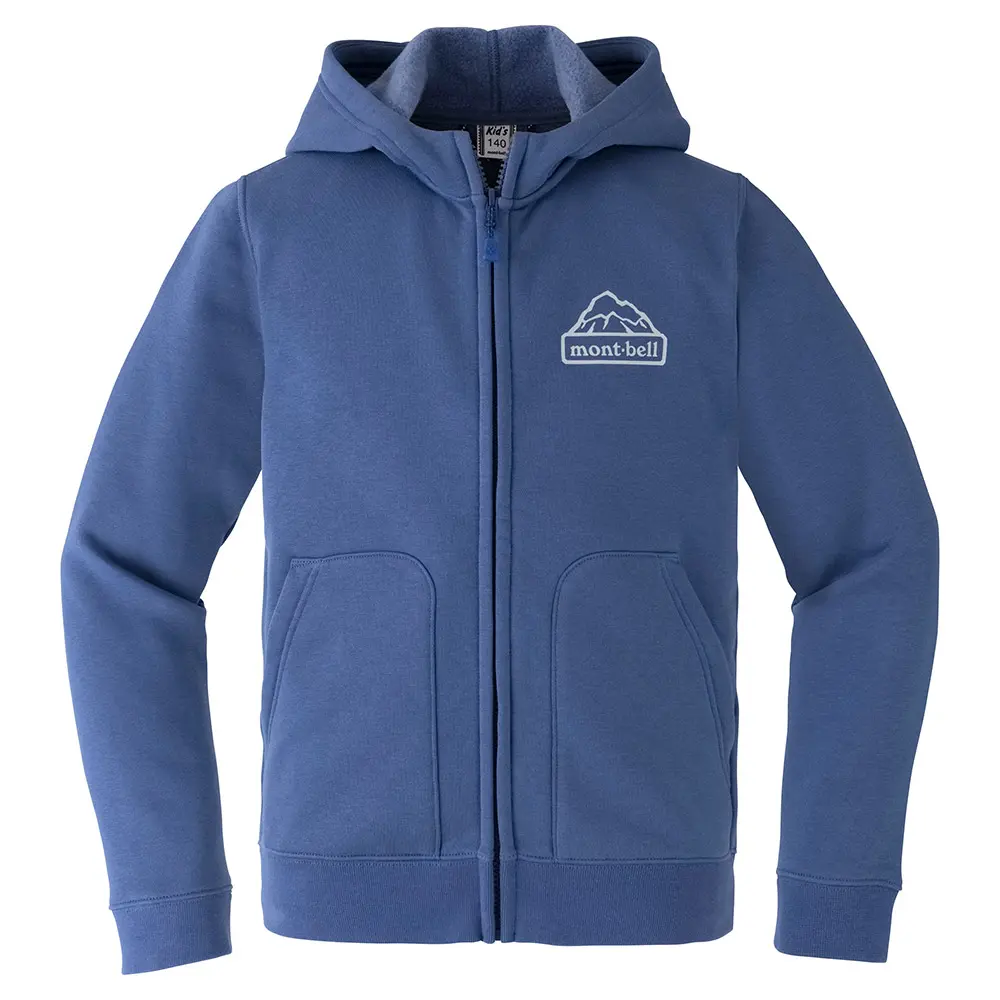 Cotton Full-Zip Hooded Sweatshirt Kid's 130 - 160 | Montbell