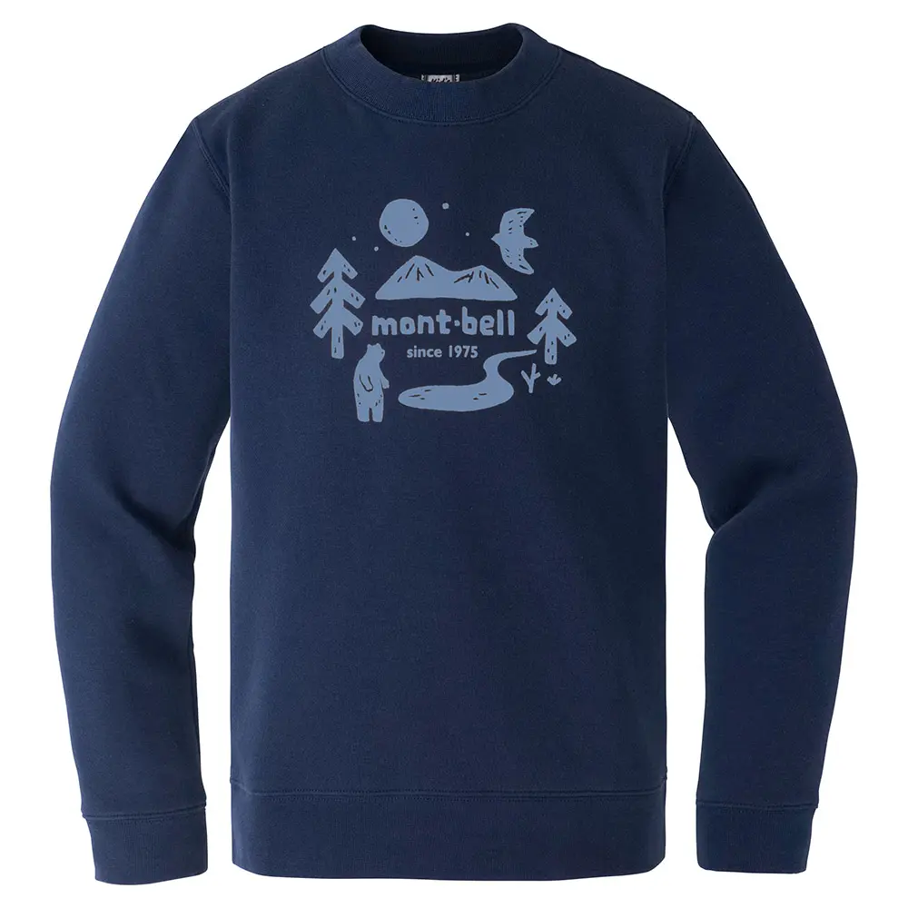 Montbell Cotton Lite Sweatshirt - Navy