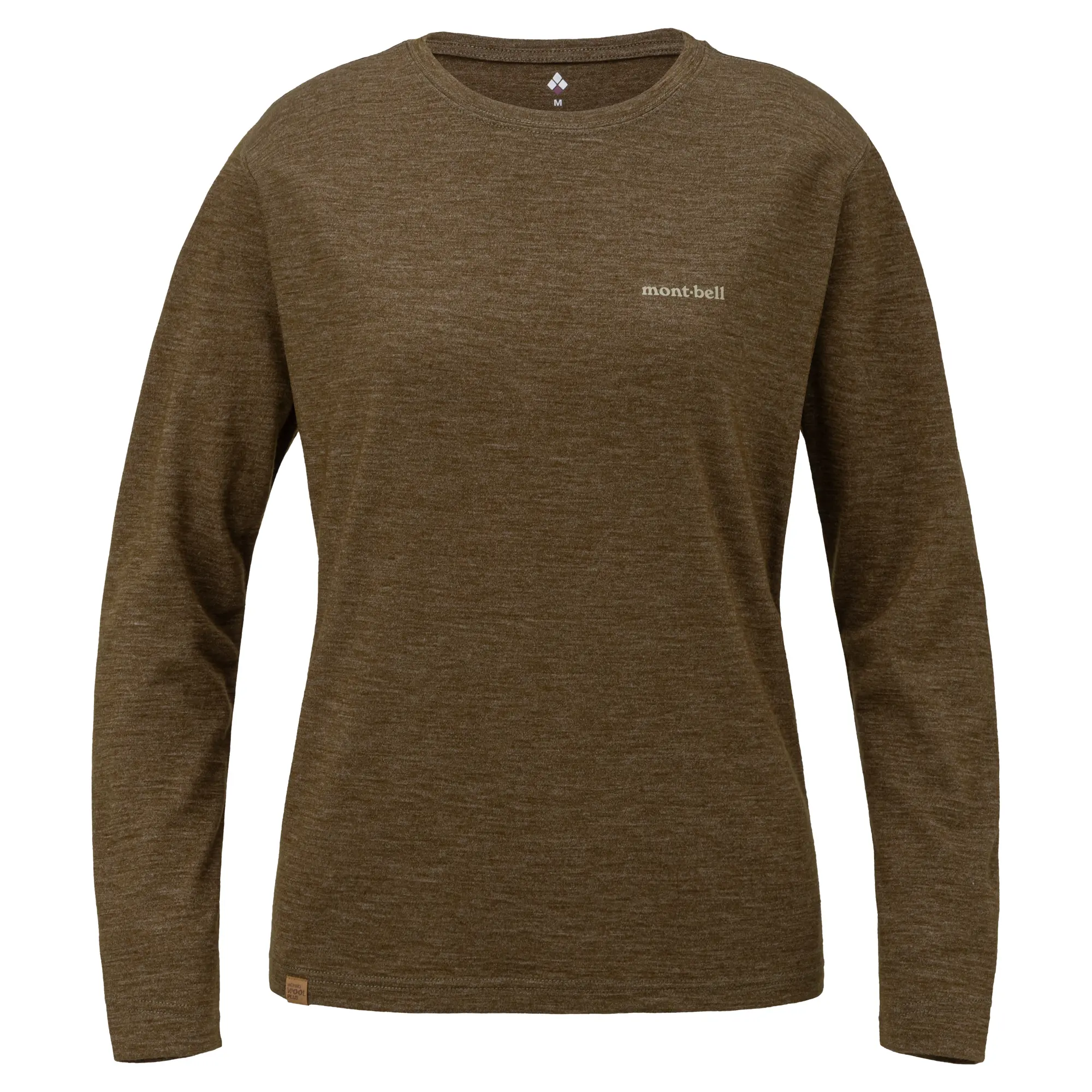montbell SUPER MERINO WOOL 極厚手 Merino Wool Plus Light Long Sleeve T Women's | Montbell Japan