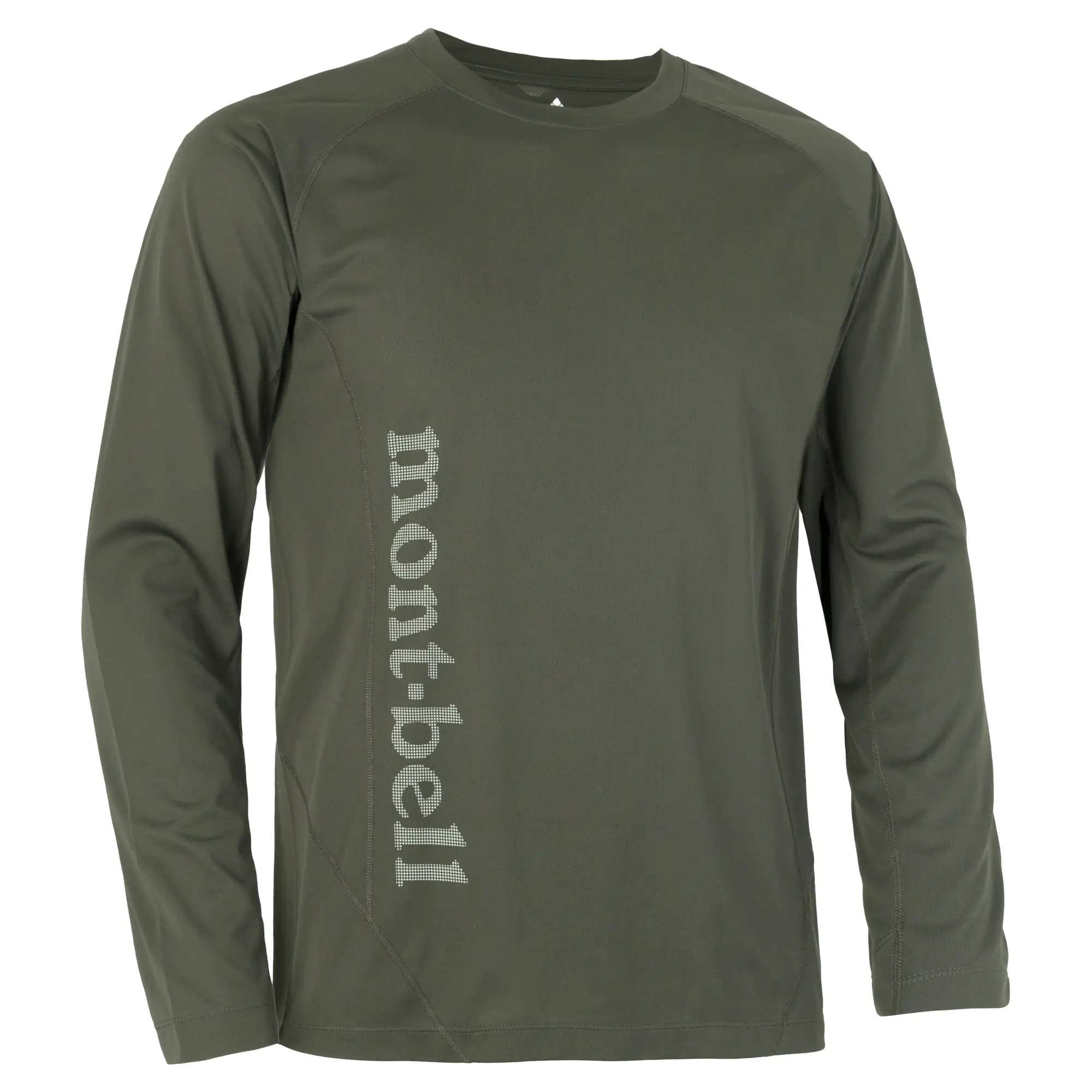 ロンスプ　フロントジップ　ストーンレッド　M ML L US クールロングスリーブ ジップシャツ Men's ｜ オリジナル