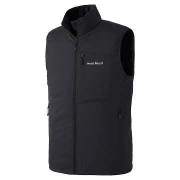モンベル 中綿 ダウンベスト 黒 M ユニセックス 登山 ゴルフ プラズマ1000 ダウン ベスト Men's | Montbell Europe