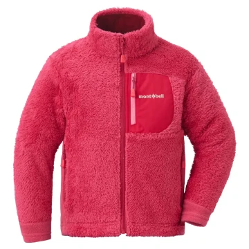 【美品】montbell 子ども用 100　ウィンタースポーツウェア ピンク モンベル mont-bell パウダーステップ パーカ Kid's 110-120