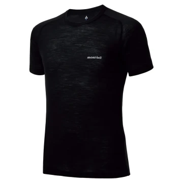 SUPER MERINO WOOL Light Weight Round Neck Shirt Men's