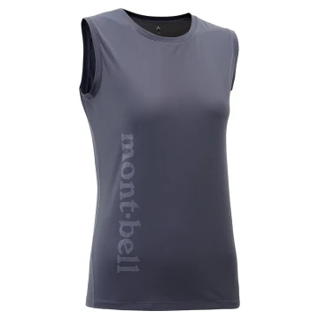 Cool Sleeveless Zip Shirt Men's | Montbell Japan