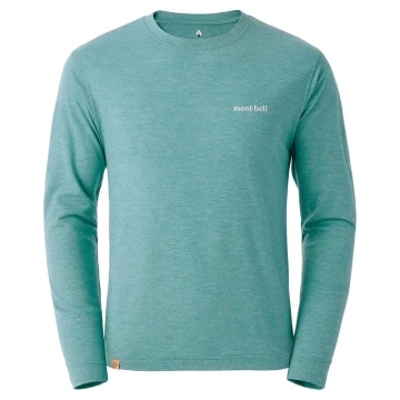 SUPER MERINO WOOL Light Weight Round Neck Shirt Men's