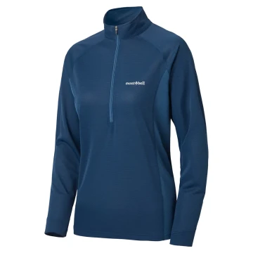 mont-bell スーパーメリノウールシャツピンク Mサイズ新品 Cool Long Sleeve Zip Shirt Women's | Montbell Japan