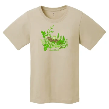 Pear Skin Cotton T Women's Wild Fruits of Japan | Montbell