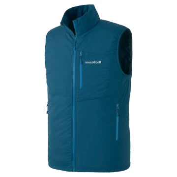 ⭐美品　モンベル ライトアルパインダウンベスト Men’s ブルー　XL　極暖 ⭐美品 モンベル ライトアルパインダウンベスト Men's ブルー XL