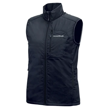 mont-bell ブラック ダウンベスト 収納袋付き XL モンベル mont-bell